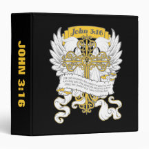 John 3:16 3 ring binders