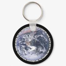 John 3:16 around Earth keychains by tjustleft John 3:16 around Earth keychains