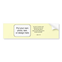JOHN 3:16 BUMPER STICKERS