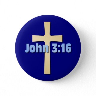 John 3:16 button