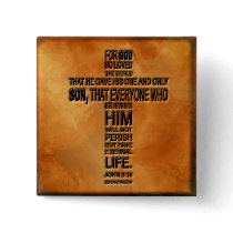 John 3:16 Button