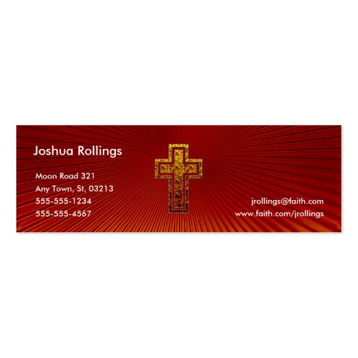 John 3:16 - Christian Business Card