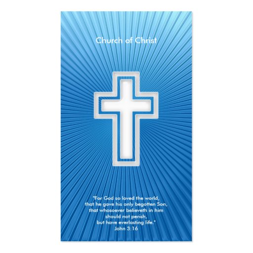 John 3:16 - Christian Business Card