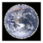 John 3:16 Earth Poster John 3:16 Earth Poster