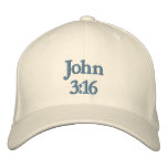 John 3:16 embroidered baseball cap