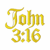 John 3:16 embroidered shirts by ZazzleEmbroidery John 3:16 embroidered shirts