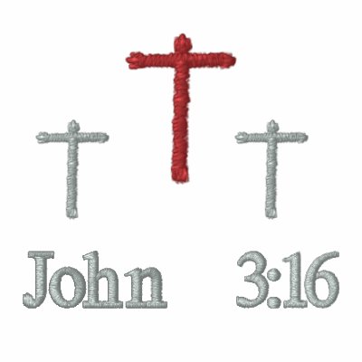 John 3:16 - Embroidered T-Shirt John 3:16 - Embroidered T-Shirt