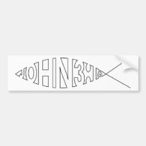John 3:16 Fish Bumper Sticker bumper stickers