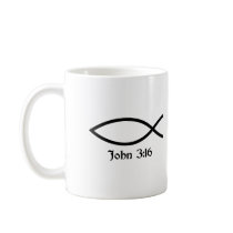 John 3:16 Fish Mug