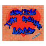 John 3:16 Graffiti Poster John 3:16 Graffiti Poster