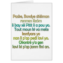 John 3:16 Haitian Creole cards by BiblicalTShirts John 3:16 Haitian Creole cards