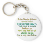 John 3:16 Haitian Creole Key Chain