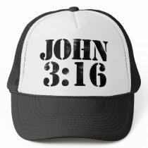 John 3:16 mesh hats
