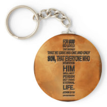 John 3:16 Keychain