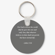 John 3:16 keychains by Christianity John 3:16 keychains