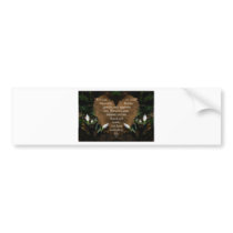 john 3:16 king james on heart leaf bumper stickers