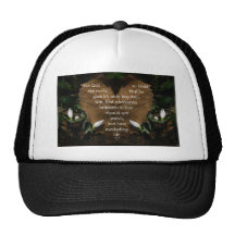 john 3:16 king james on heart leaf hat