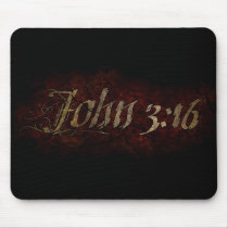 John 3:16 Mouse Pad mousepads by TheosClothing John 3:16 Mouse Pad mousepads