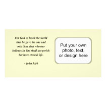 JOHN 3:16 PHOTO CARDS