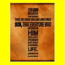 John 3:16 Postcard postcards