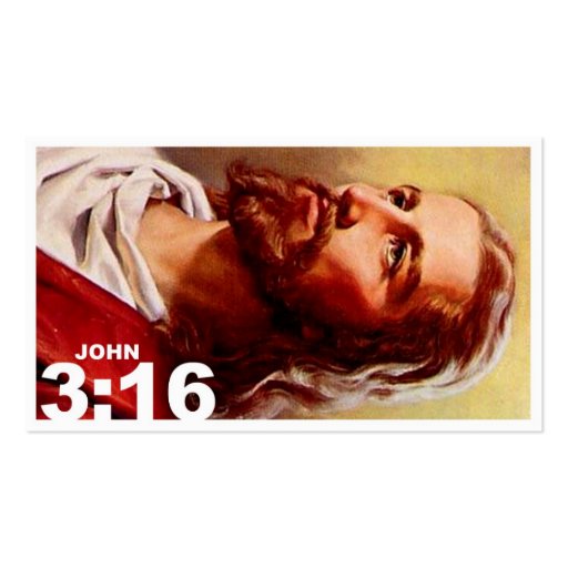 John 3:16 revised business cards (front side)