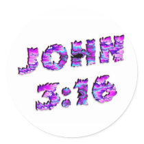 John 3:16 stickers