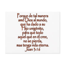 John 3:16 Spanish Postcards