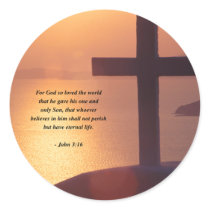 JOHN 3:16 STICKER