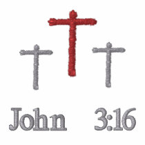 John 3:16 _ Track Jacket embroidered shirts by 777Images John 3:16 _ Track Jacket embroidered shirts