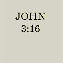John 3:16 tee shirt