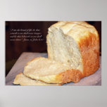 John 6:35 Scripture Poster posters