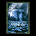 John 7:38 Living Water scripture Poster Print