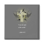 JOHN 8:12 Bible Verse magnets