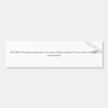 John 8,7 bumper sticker