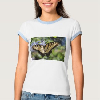 John 8 Yellow Swallowtail Butterfly shirt