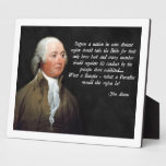 John Adams Bible Quote Photo Plaque