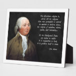 John Adams Christian Plaques