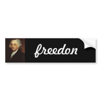 John Adams freedon Bumper Sticker