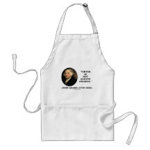 John Adams Virtue Is Not Always Amiable Quote Aprons