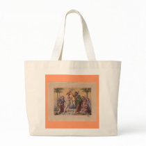 JOHN BAPTIZING JESUS TOTE BAGS