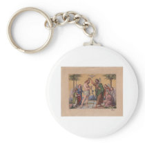 JOHN BAPTIZING JESUS KEY CHAIN