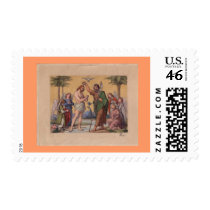 JOHN BAPTIZING JESUS POSTAGE STAMPS