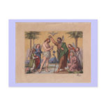 JOHN BAPTIZING JESUS POSTCARD