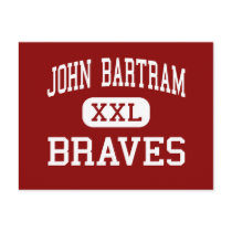 John Bartram - Braves - High - Philadelphia postcards by customteamsportswear John Bartram - Braves - High - Philadelphia postcards