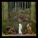 John Bauer One summer's evening  Poster