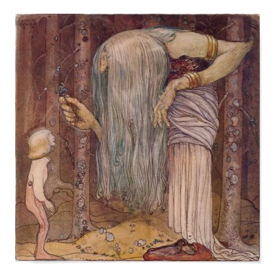 John Bauer Troll herb Poster by MyOtherPlanet
