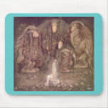 John Bauer - Trolls with an abducted princess Mousepad
