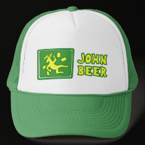 John Beer - Trucker Hat by thesquidshop John Beer - Trucker Hat
