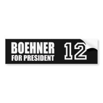 JOHN BOEHNER 2012 BUMPER STICKERS