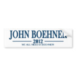 John Boehner 2012 - We all need a Boehner! bumper stickers